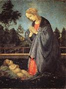 Filippino Lippi The Adoration of the Child France oil painting artist
